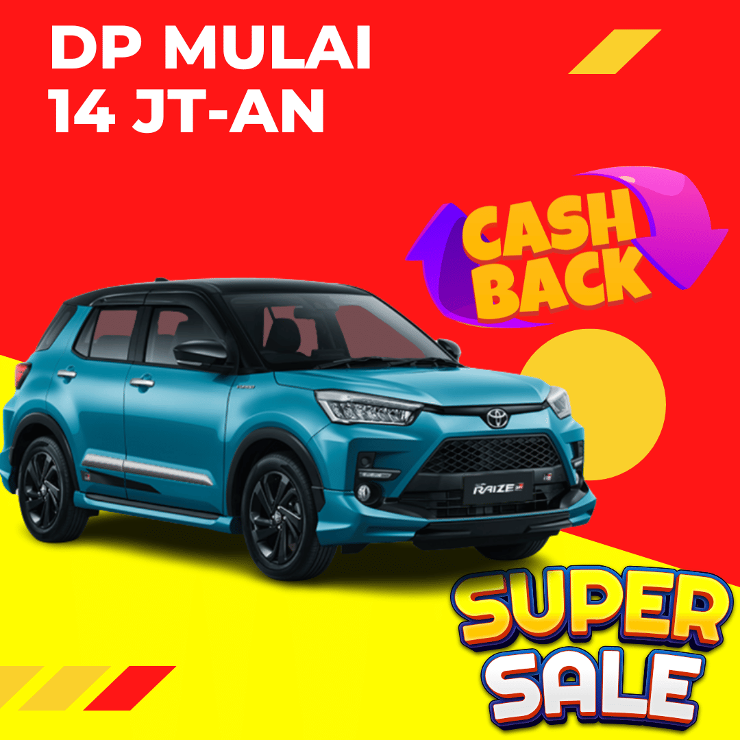 dealer toyota surabaya - harga raize - kredit raize